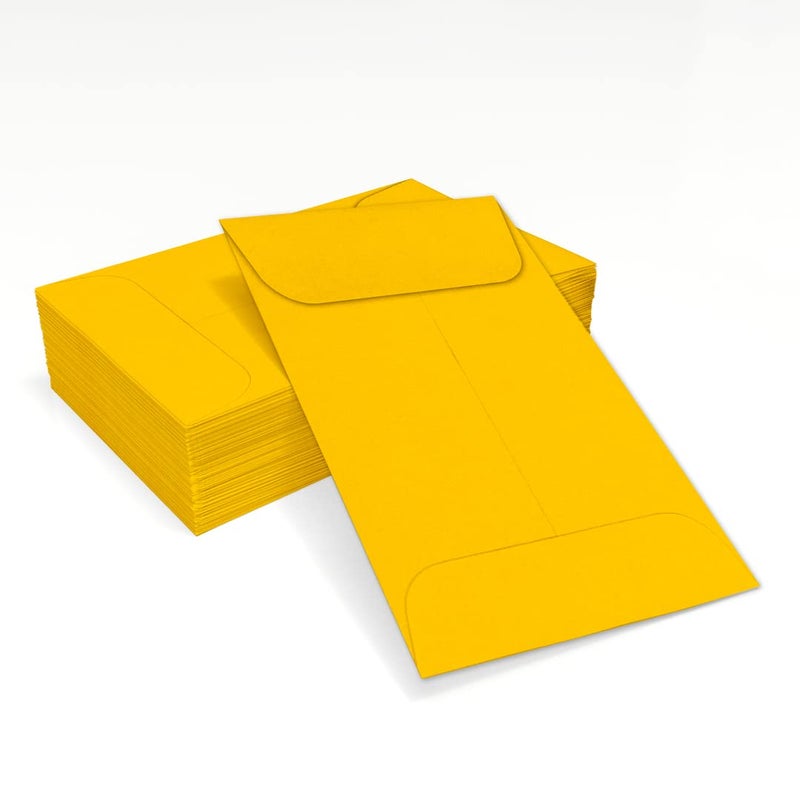 Envelopes.com LUXPaper Coin Envelopes, Sunflower, 2 1/4-Inch x 3 1/2-Inch, 50-Count - Image 5